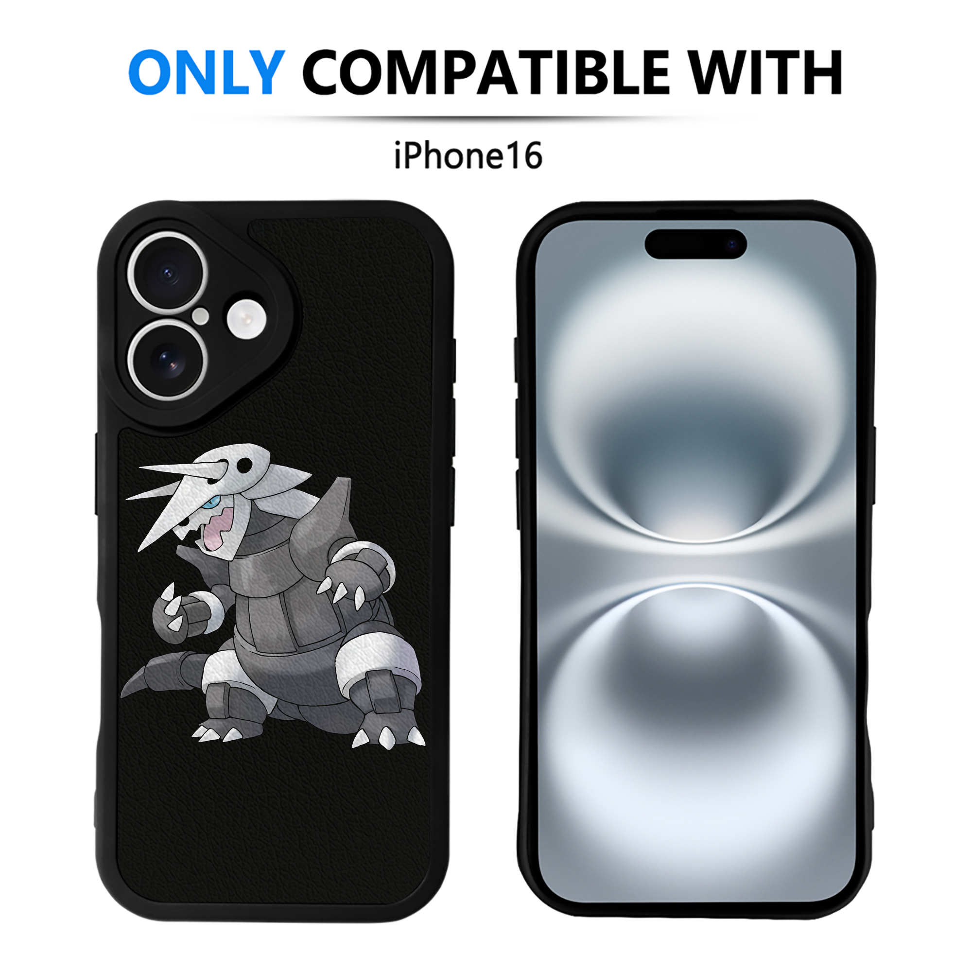 （画像用） ポケットモンスター Pokémon 【iPhone 16シリーズ対応】シリコンスマホケース（レザー調） 材質：シリコン